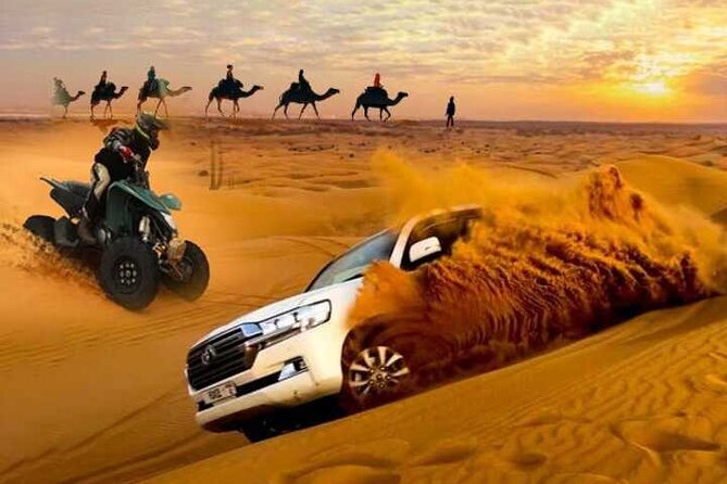 Dubai Highlights Tour with Burj Khalifa & Desert Safari → 5 D